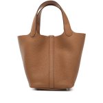 Hermès Biscuit Clemence Picotin Lock 18 Palladium Hardware - Image 4